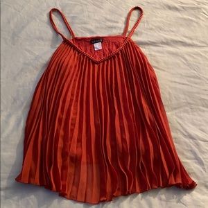 Venus Pleated Braid Detail Top, Size Medium NEW